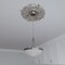 Ekena Millwork Attica PVC Ceiling Medallion (Fits Canopies up to 7 3/4"), Brght Coat Chrome, 22"OD x 3 1/2"ID x 1"P CMP22ATBCR - alternate 6